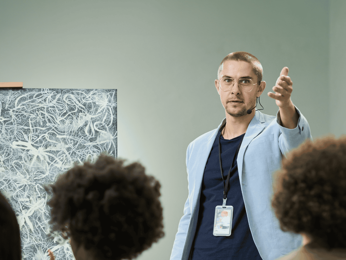 Education & Social Policy Studies MVNU Mount Vernon Nazarene University teacher in classroom male