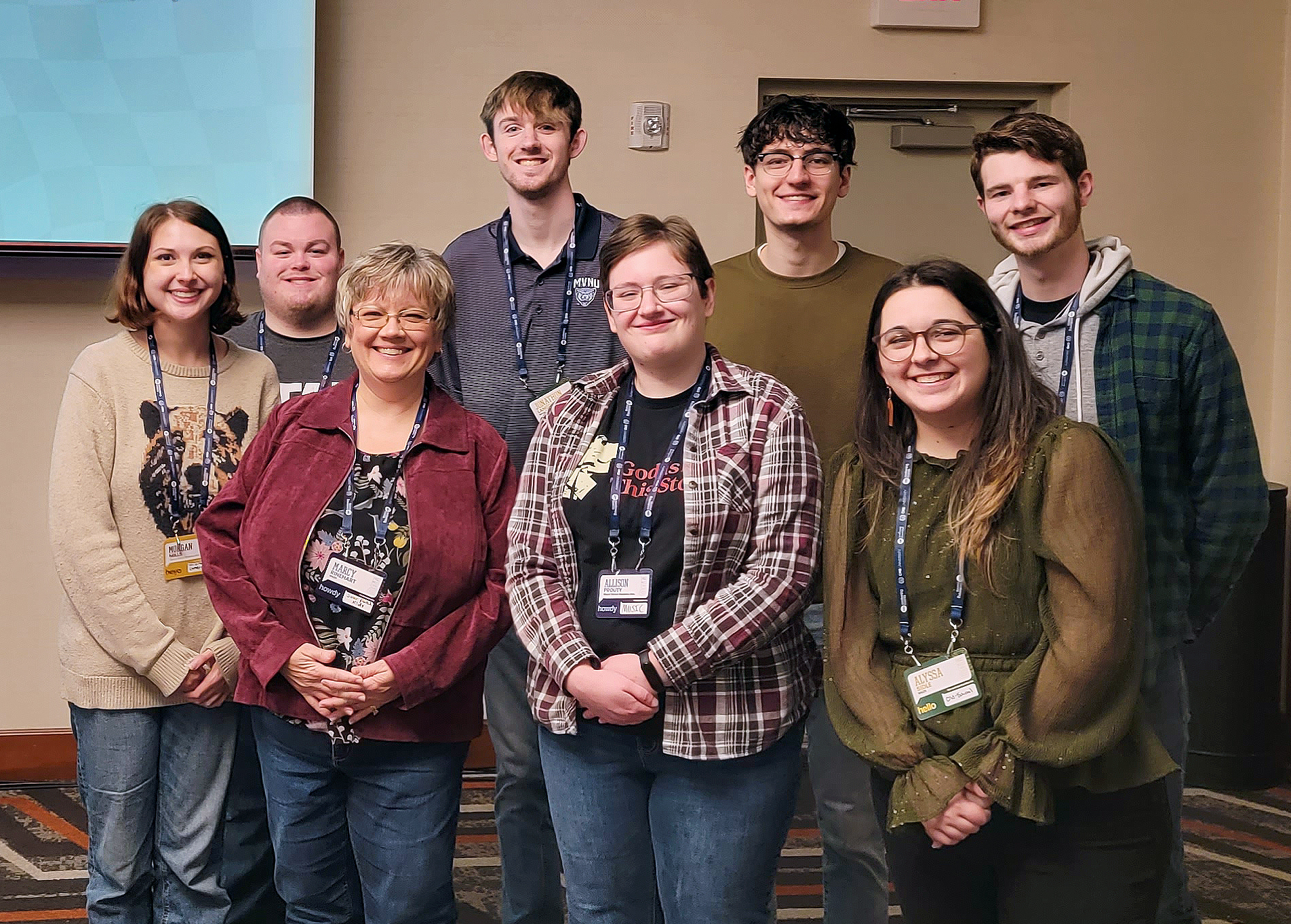 Mount Vernon Nazarene University students and staff attended the Christian Music Broadcasters University