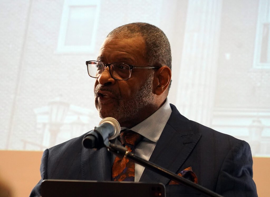 Keynote speaker Bishop Edward T. Cook, Ohio North First Ecclesiastical Jurisdiction, and 30-year pastor of the New Life Church of God in Christ