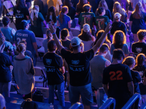 BLAST MVNU Mount Vernon Nazarene University worshipping